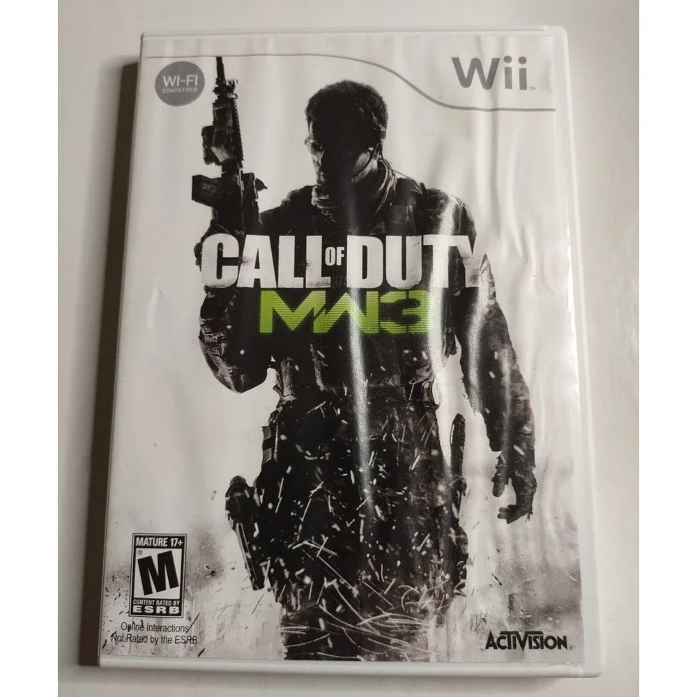 COD: ModernWarfare Wii Game Disc + Case Call of Duty
